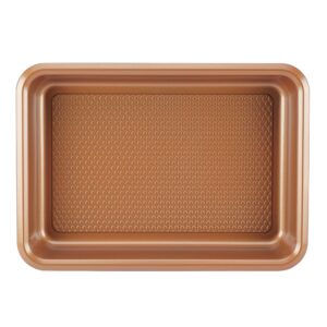 Ayesha Curry 9 in. x 13 in. Copper Bakeware Covered Cake Pan
