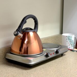 Mr. Coffee Clarendon 2.6 Qt. Whistling Tea Kettle