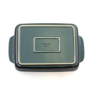 Crock-Pot Artisan 4 Qt. Blue Stoneware Bake Pan