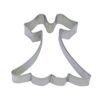 CybrTrayd 12-Piece Dress 3.25 in. Tinplated Steel Cookie Cutter & Recipe