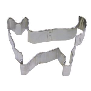 CybrTrayd 12-Piece Corgi 3.75 in.  Tinplated Steel Cookie Cutter & Recipe