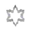 CybrTrayd 12-Piece Snowflake 3.75 in. Tinplated Steel Cookie Cutter & Recipe