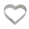 CybrTrayd 12-Piece Heart 3.25 in. Tinplated Steel Cookie Cutter & Recipe