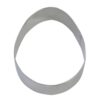 CybrTrayd 12-Piece 4 in. Easter Egg Tinplated Steel Cookie Cutter & Recipe