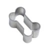 CybrTrayd 12-Piece Mini Dog Bone B Tinplated Steel Cookie Cutter & Recipe