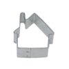 CybrTrayd 12-Piece Mini Gingerbread House Tinplate Steel Cookie Cutter & Recipe
