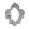 CybrTrayd 12-Piece Mini Fleur De Lis Tinplated Steel Cookie Cutter & Recipe