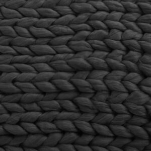 Noble House Marnie Dark Grey Acrylic Throw Blanket