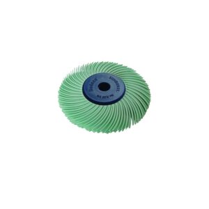 Dedeco Sunburst 2 in. 3-PLY Radial Discs 1/4 in. Arbor Thermoplastic Cleaning and Polishing Tool, U-Fine 1 Micron (1-Pack)