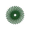 Dedeco Sunburst 1 in. Radial Discs - 1/8 in. 120-Grit Medium Arbor Rotary Cleaning and Polishing Tool (12-Pack)