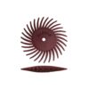 Dedeco Sunburst 7/8 in. Knife-Edge Radial Discs - 1/16 in. Standard 220-Grit Arbor Rotary Polishing Tool (48-Pack)