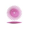 Dedeco Sunburst 7/8 in. Knife-Edge Radial Discs - 1/16 in. Fine 600-Grit (Pumice) Arbor Rotary Polishing Tool (12-Pack)