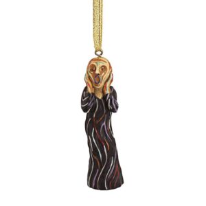 Design Toscano 3 in. The Silent Scream Holiday Ornament (3-Piece)