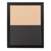 DesignOvation Bosc Black Combination Chalkboard Memo Board
