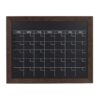 DesignOvation Beatrice Monthly Chalkboard Calendar Memo Board