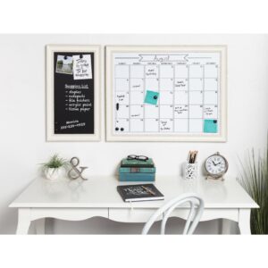 DesignOvation Macon Monthly Dry Erase Calendar Memo Board