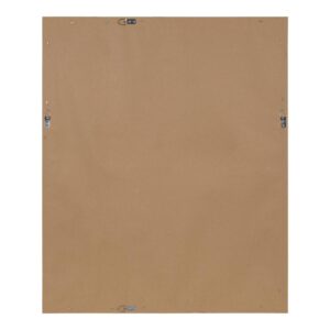 DesignOvation Beatrice Rustic Brown Chalkboard Monthly Calendar Memo Board