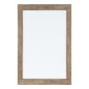 DesignOvation Beatrice Rustic Brown Dry Erase Memo Board