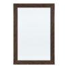 DesignOvation Beatrice Walnut Brown Dry Erase Memo Board
