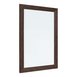 DesignOvation Beatrice Walnut Brown Dry Erase Memo Board