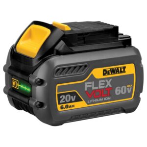 DEWALT FLEXVOLT 60-Volt MAX Cordless Brushless 6-1/2 in. Track Saw with (2) FLEXVOLT 6.0Ah Batteries