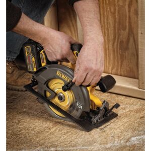 DEWALT FLEXVOLT 60-Volt MAX Cordless Brushless 7-1/4 in. Circular Saw, (1) FLEXVOLT 6.0Ah Battery, Recip Saw & Circ Blade Set