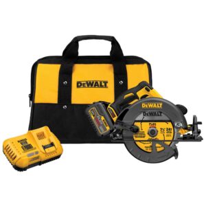 DEWALT FLEXVOLT 60-Volt MAX Cordless Brushless 7-1/4 in. Circular Saw, (1) FLEXVOLT 6.0Ah Battery, Recip Saw & Circ Blade Set