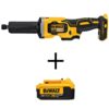 DEWALT 20-Volt MAX Cordless Brushless 1-1/2 in. Variable Speed Die Grinder with (1) 20-Volt 4.0Ah Battery
