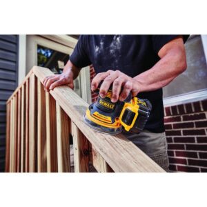 DEWALT 20-Volt MAX XR Cordless Brushless 5 in. Random Orbital Sander with (1) 20-Volt Battery 2.0Ah & Charger