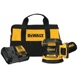 DEWALT 20-Volt MAX XR Cordless Brushless 5 in. Random Orbital Sander with (1) 20-Volt Battery 2.0Ah & Jigsaw
