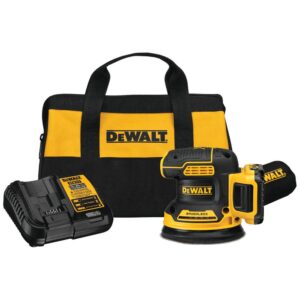 DEWALT 20-Volt MAX XR Cordless Brushless 5 in. Random Orbital Sander with (1) 20-Volt Battery 2.0Ah & Jigsaw