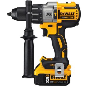 DEWALT 20-Volt MAX XR Cordless Brushless 3-Speed 1/2 in. Hammer Drill with (2) 20-Volt 5.0Ah Batteries & Charger
