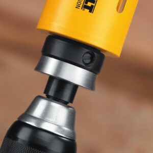 DEWALT 7/16 in. Shank Quick Change Mandrel Fits Hole Saws 1-1/4 in. - 6 in.
