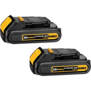 DEWALT 20-Volt MAX Cordless 1/4 in. Impact Driver, (2) 20-Volt 1.3Ah Batteries, Charger & Bag