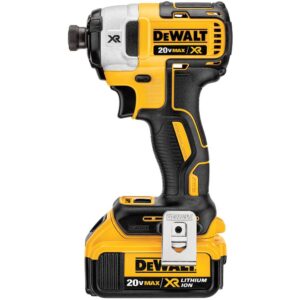 DEWALT 20-Volt MAX XR Cordless Brushless 3-Speed 1/4 in. Impact Driver, (2) 20-Volt 4.0Ah Batteries & (1) 20-Volt 5.0Ah Battery