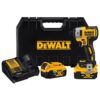 DEWALT 20-Volt MAX XR with Tool Connect Cordless Brushless 1/4 in. Impact Driver with (2) 20-Volt 5.0Ah Batteries & Charger