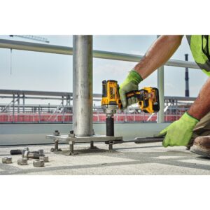 DEWALT 20-Volt MAX XR Cordless Brushless 1/2 in. Mid-Range Impact Wrench with Detent Pin Anvil & (1) 20-Volt 5.0Ah Battery