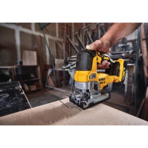 DEWALT 20-Volt MAX XR Cordless Brushless Jigsaw with Brushless Router, (1) 20-Volt 5.0Ah Battery & Charger