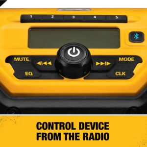 DEWALT 20-Volt MAX Bluetooth Radio with built-in Charger