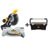 DEWALT 15 Amp 12 in. Double Bevel Compound Miter Saw with 24 in. Tote with Organizer