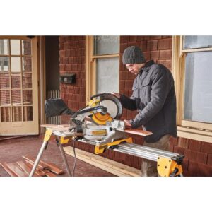 DEWALT 15 Amp Corded 10 in. Compound Single Bevel Miter Saw