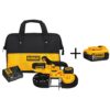 DEWALT 20-Volt MAX Cordless Band Saw with (1) 20-Volt Battery 5.0Ah & (1) 20-Volt Battery 6.0Ah