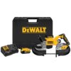 DEWALT 20-Volt MAX XR Cordless Brushless Deep Cut Band Saw with (2) 20-Volt Batteries 5.0Ah & Charger