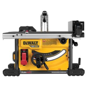 DEWALT FLEXVOLT 60-Volt MAX Cordless Brushless 8-1/4 in. Table Saw Kit, (1) FLEXVOLT 6.0Ah & (1) FLEXVOLT 9.0Ah Battery