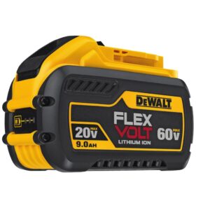 DEWALT FLEXVOLT 60-Volt MAX Cordless Brushless 8-1/4 in. Table Saw Kit, (1) FLEXVOLT 6.0Ah & (1) FLEXVOLT 9.0Ah Battery