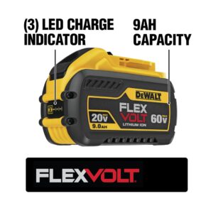 DEWALT FLEXVOLT 60-Volt MAX Cordless Brushless 1/2 in. Mixer/Drill with E-Clutch & (1) FLEXVOLT 9.0Ah Battery