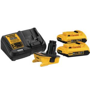 DEWALT 18-Volt to 20-Volt MAX Lithium-Ion Battery Adapter Kit (2-Pack)