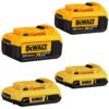 DEWALT 20-Volt MAX Compact Lithium-Ion 2.0Ah Battery Pack (2-Pack) and 4.0Ah Battery (2-Pack)