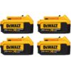 DEWALT 20-Volt MAX XR Premium Lithium-Ion 4.0Ah Battery Pack (4-Pack)