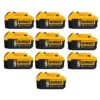 DEWALT 20-Volt MAX XR Premium Lithium-Ion 5.0Ah Battery Pack (10-Pack)